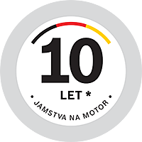10 letno jamstvo na motor Bosch mešalnikov