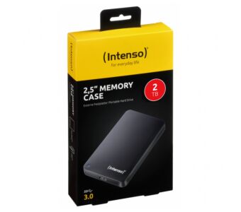 Zunanji disk INTENSO 2TB 2,5" Memory Case USB 3.0 - Črna