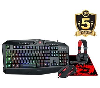 Gaming komplet REDRAGON S101-BA-2, 4-v-1 - (tipkovnica/slušašlke/miška/podloga)